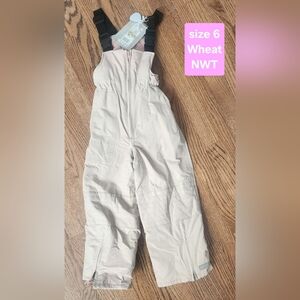 Kids Cream Snow Pants